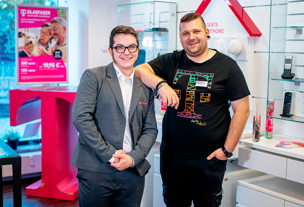 Fabian Reichert, Matthias Taube, Verkaufsbearter. Welkona – Ihr Telekom Partner in Bernburg